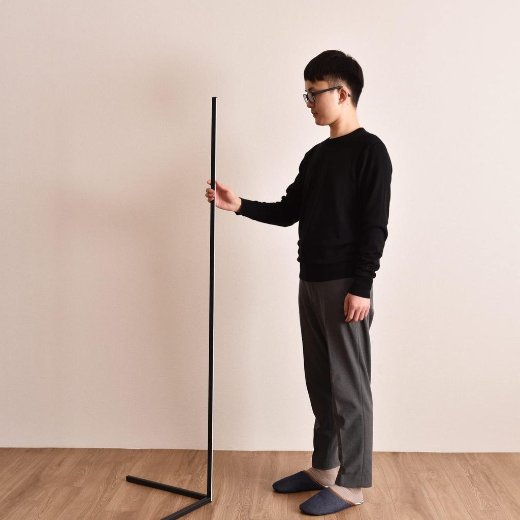 VENTOTA Floor Lamp, Floor Stand, Corner Lighting, LED Ambient Lighting, Stylish Floor Lamp with Dimmable and Color Adjustable Functions, Remote