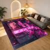 Neon Dreams Living Room Nonslip Area Rug Soft Carpet For Bedroom Game Playroom Sofa Office Home Decor Doormat Christmas Gift C92982