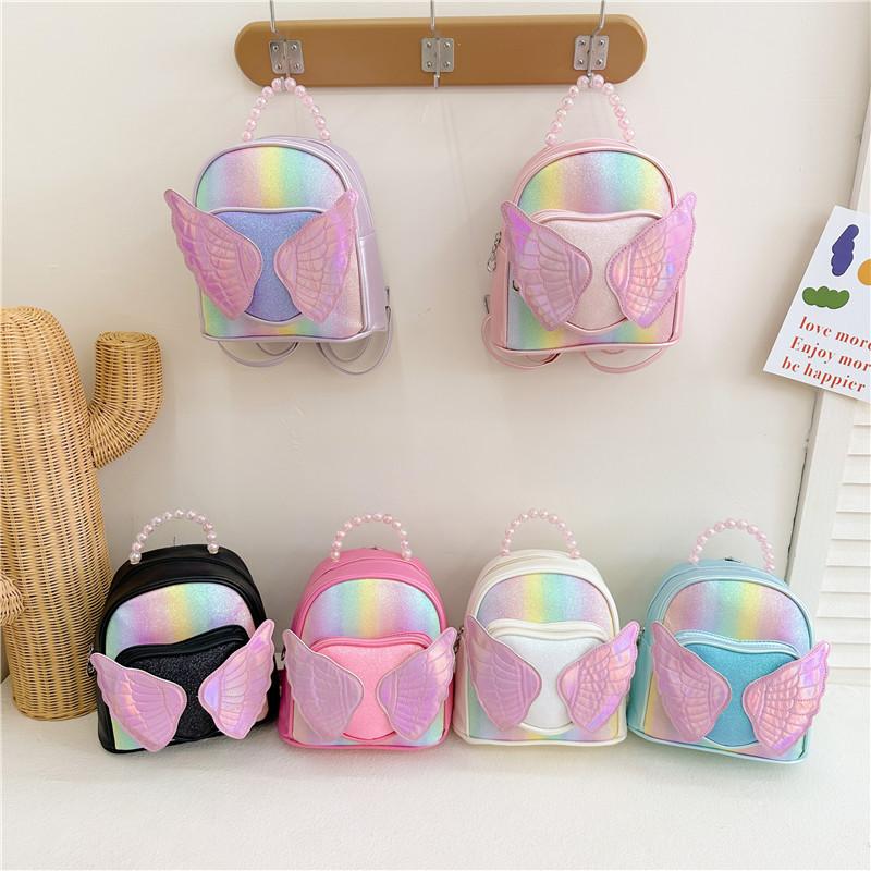 Adorable Kindergarten Kids Backpack Cute Fashionable Breathable Pu Material