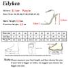 Eilyken Sexy Stiletto High Heels Women Sandals Fashion PVC Transparent Crystal Rhinestone Party Wedding Stripper Shoes