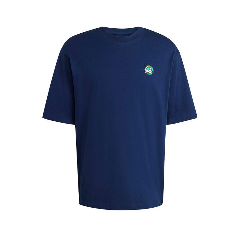 Adidas Crew Neck Pullover Sports Short Sleeve T-Shirt Men Tops JZ5062 M