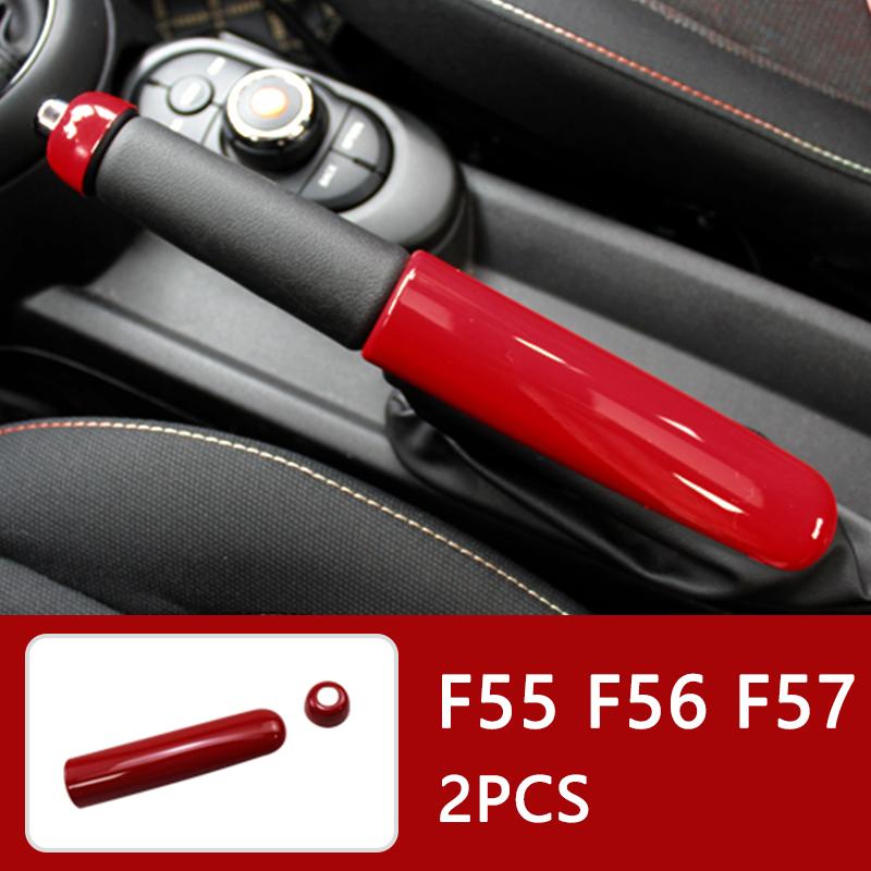 Auto Innenraum ABS Kunststoff Dekorationsabdeckung Roter Modifizierter Aufkleber für BMW MINI Cooper S F54 F55 F56 F57 F60 CLUBMAN Autozubehör