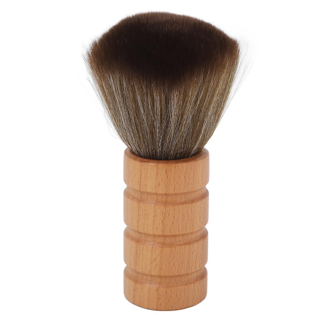 Men Shaving Brush with Wooden Handle Nylon Broken Hair Removal Flexible Shave Foaming Brush