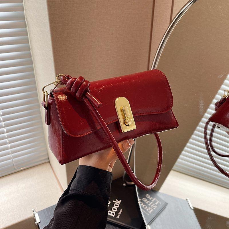 IELGY Retro All-Match Trendy Fashion Casual One-Shoulder Messenger Ladies Small Square Bag