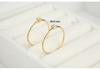 14K Gold-Plated 925 Sterling Silver Women's Ring with Princess-Cut Zirconium, Korean Japanese Style, Thin Band Tail Ring