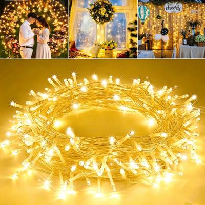 LED String Light Waterproof Christmas Decoration Fairy Lights for Outdoor Garden Yard Bedroom Wedding Party Holiday Lamps