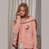 UNIFREE Sweet Retro Color Block Knit Top