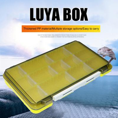 Portable Fishing Box Waterproof Bait Lure Hook Boxes Shockproof Fishing Tackle Fishing Hook Organizer Fishing Gear Accessories