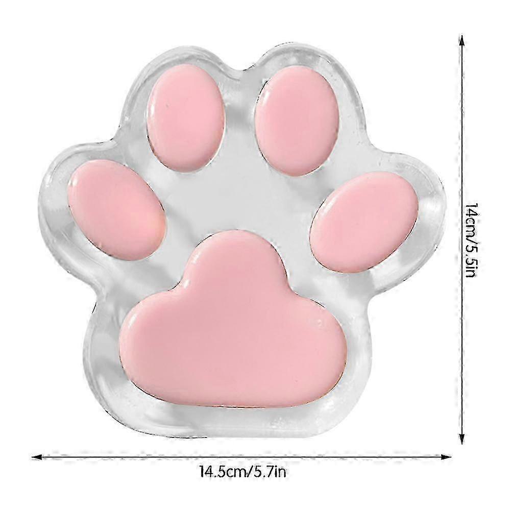 Suitable for 5-Inch Large Cat Paw Squishy Toy, Kawaii FuFu Squishies, Sticky Jelly Kitty Paw Squeeze, Stress Relief Squeeze Toy for Kids & Adults-YI 2
