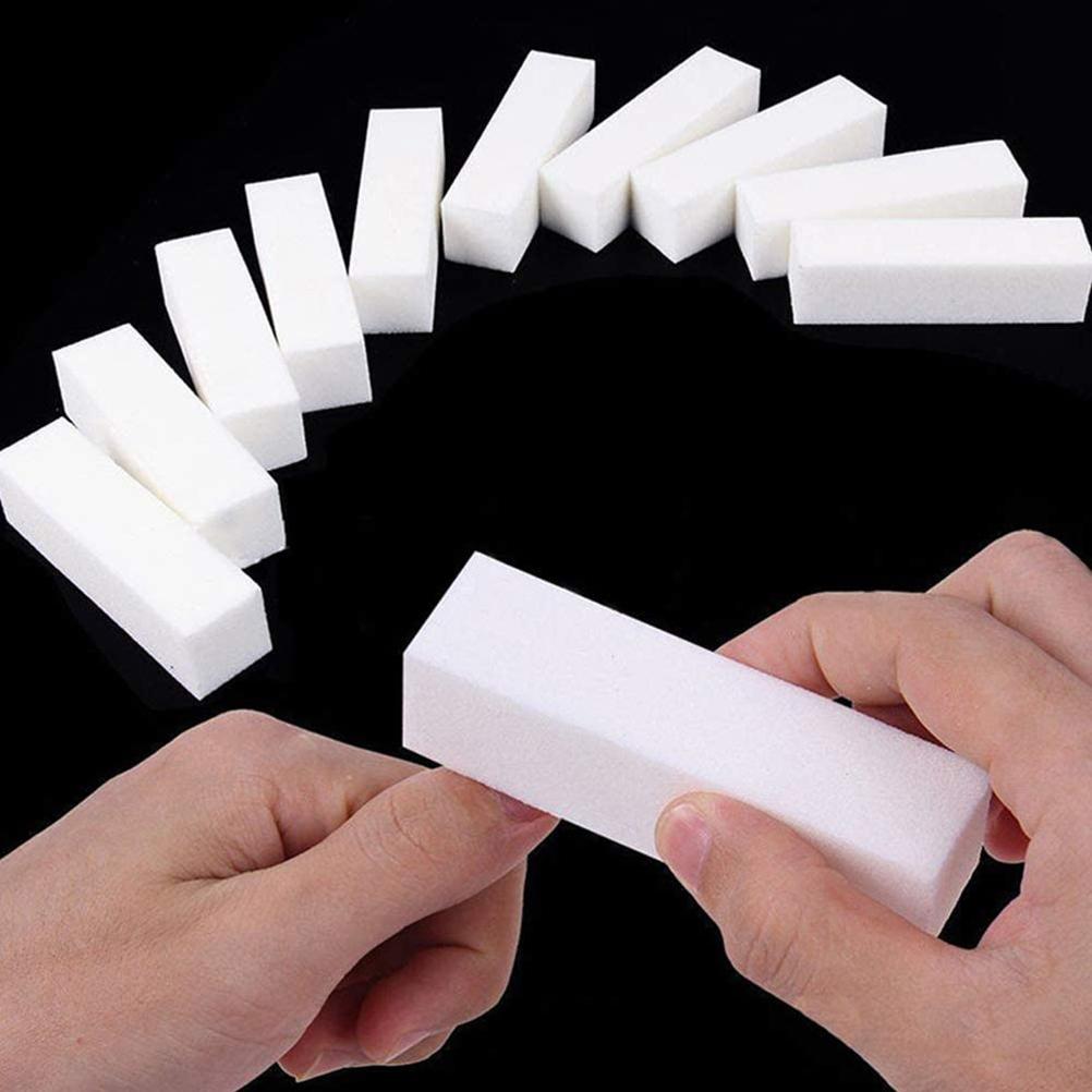 10Pcs Professional Nail Buffer Sanding Block Files Nail Art Tips Tools