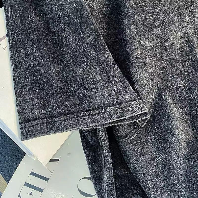 Women's Vintage Distressed Cotton Streetwear Tee