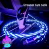 Type-C Flowing Light Data Cable for Apple, Huawei, Xiaomi - 2A Luminous Nightclub Style