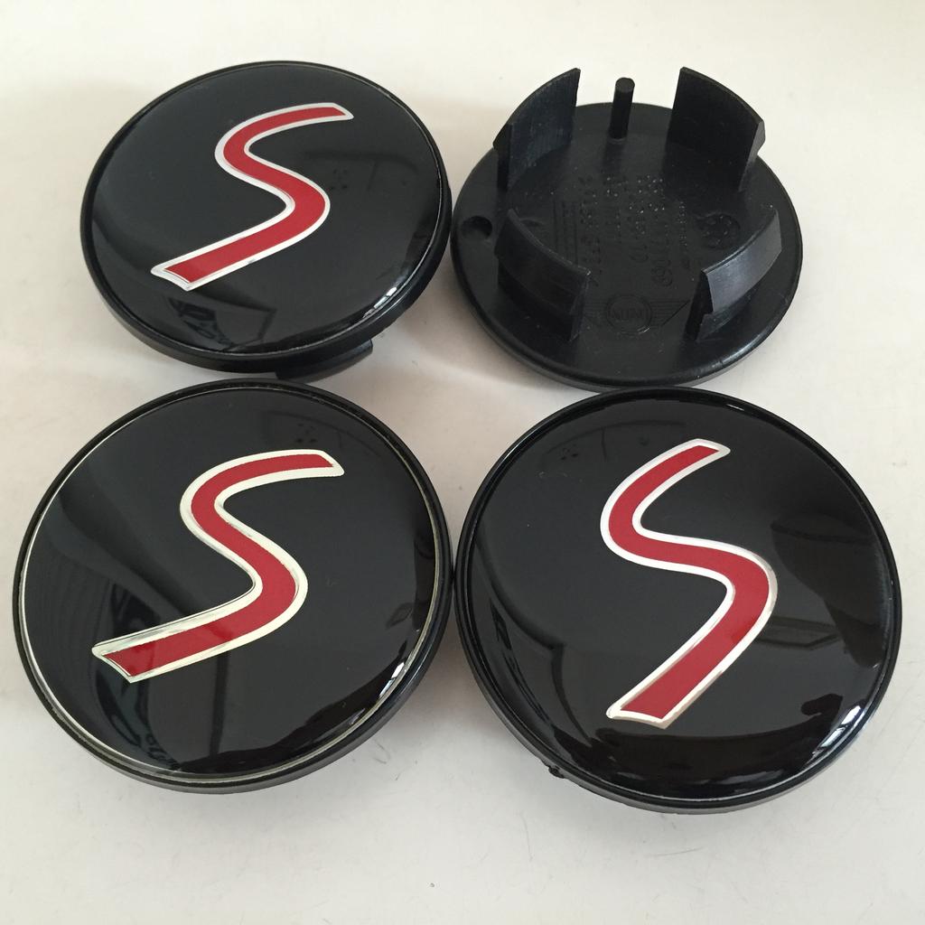 4pcs 54mm 56mm forMINI Car Emblem Wheel Hub Center Cap Badge Covers Sticker Decal Styling Accessories