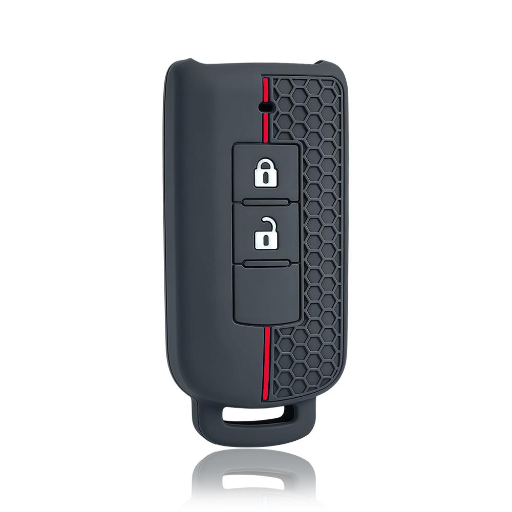 Silicone Car Key Case Cover For Mitsubishi Outlander Xpander Triton Asx Lancer Pajero Sport 3 G Eclipse Cross L200