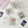 INS Transparent Loose-leaf Cover Angel Wings Patterns 3-inch Storage Photo Album Postcards Collect Book