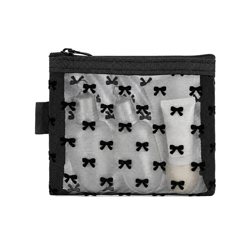1/3Pcs Mesh Makeup Organizer Pouch Mesh Transparent Travel Storage Bag Makeup Storage S 13x10cm