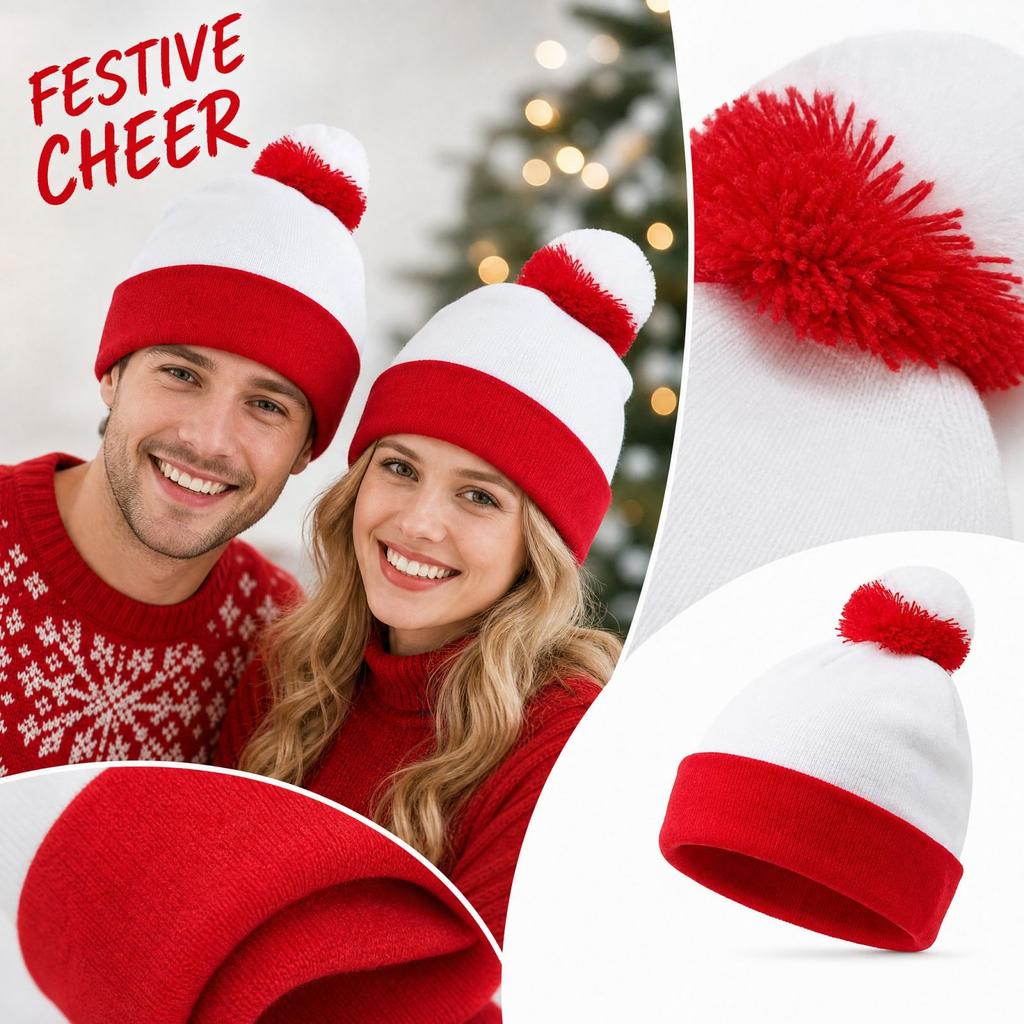 Christmas Party Hat for Men and Women Holiday Winter