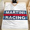 1PC Martini Racing Patterned Flannel Blanket Suitable For All Seasons for Home Decor Warmth and Comfort Gifts Holiday Present
