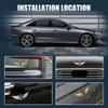 Metal Car Emblem Body Car Wings Badge Stickers Accessories For hot Sline A1 A2 A3 A4 A4L A5 A6 A6L A7 A7L A8 A8L TT Q1 Q2 Q2L
