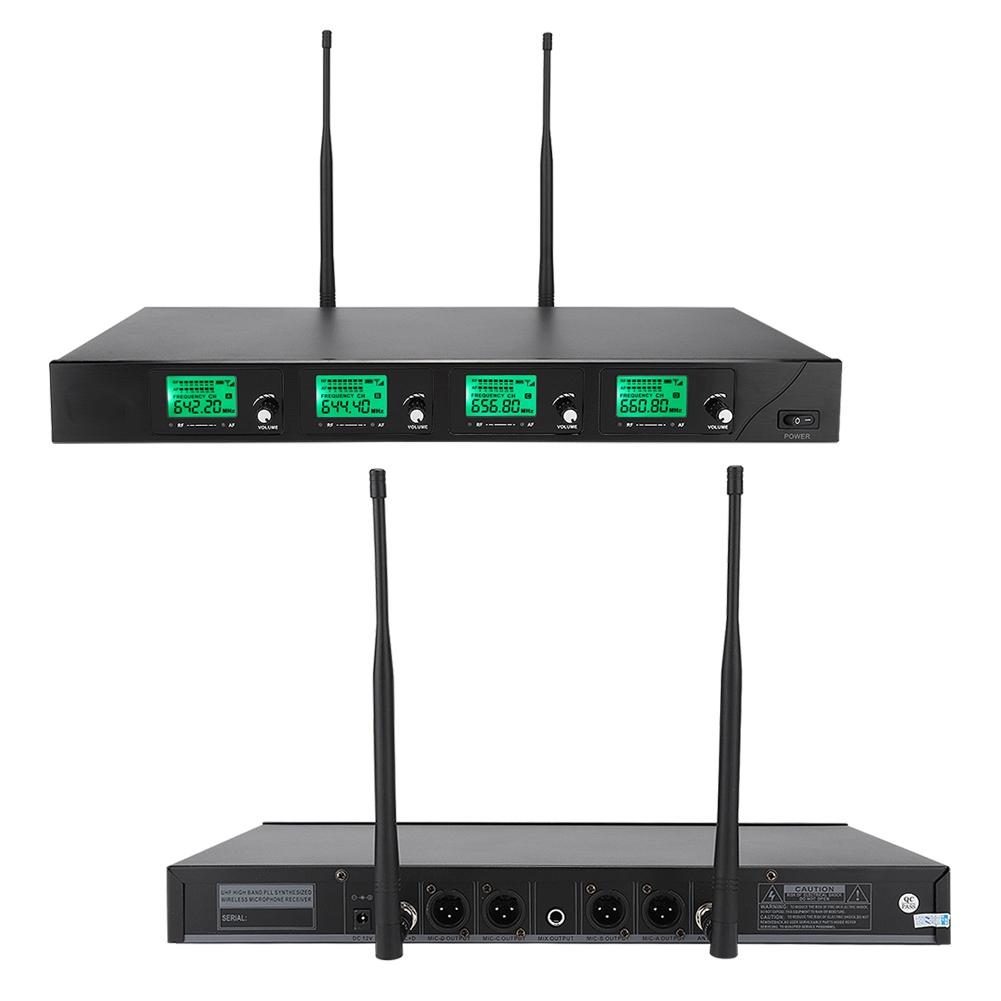 

Беспроводной 621,5 МГц-643,7 МГц ручной 4-канальный микрофон для конференций EU Plug