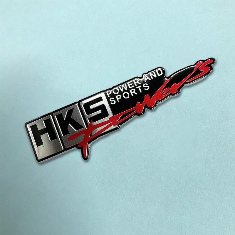 

For Honda Mugen HKS Jazz Insight Freed Fit Civic Accord City 3D Car Front Grill Emblem Trunk Fender Decal Center Console Sticker