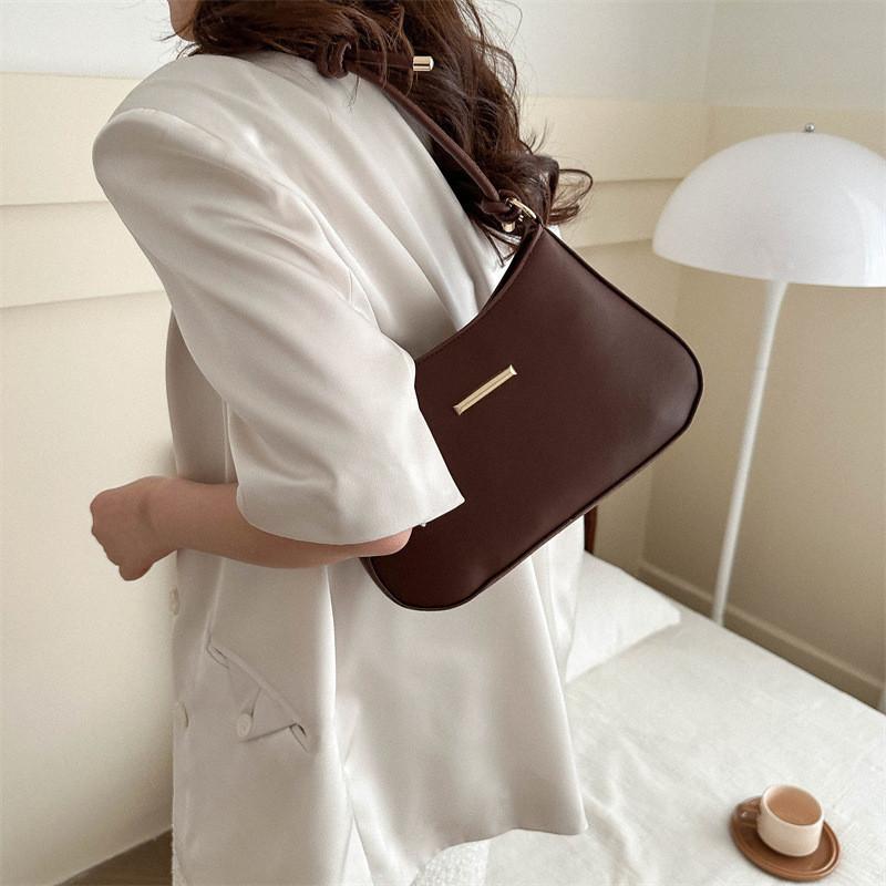 Trendy Minimalist Fashion Shoulder Bag For Women 2024 Spring Casual Handbag
