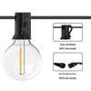 Waterproof G40 Solar Garden String Lights for Outdoor Decoration and Camping