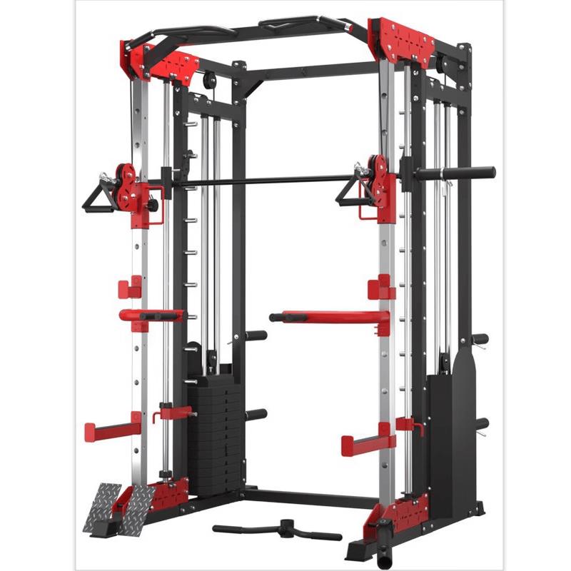 Multi-functional Smith Machine with Squat Rack
