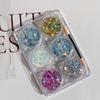 6Pcs/Set Sparkly Colorful Body Nail Glitter Gel Eyeshadow Sequin  Face Body Decorations