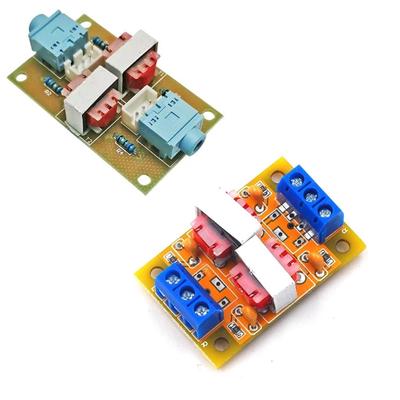 Professional Stereo Sound Noise Filter with 3.5mm and Wiring Terminals For Enhances Signal Clarities