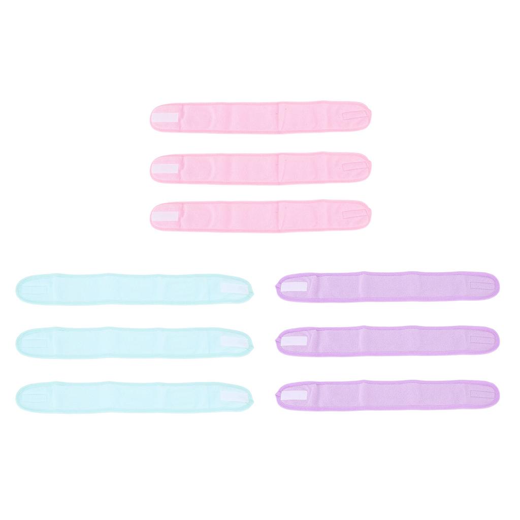 3pcs Forehead Pads for Eyelash Extension Japanese Style Lash Extension Headband Wrap Soft Makeup Hai