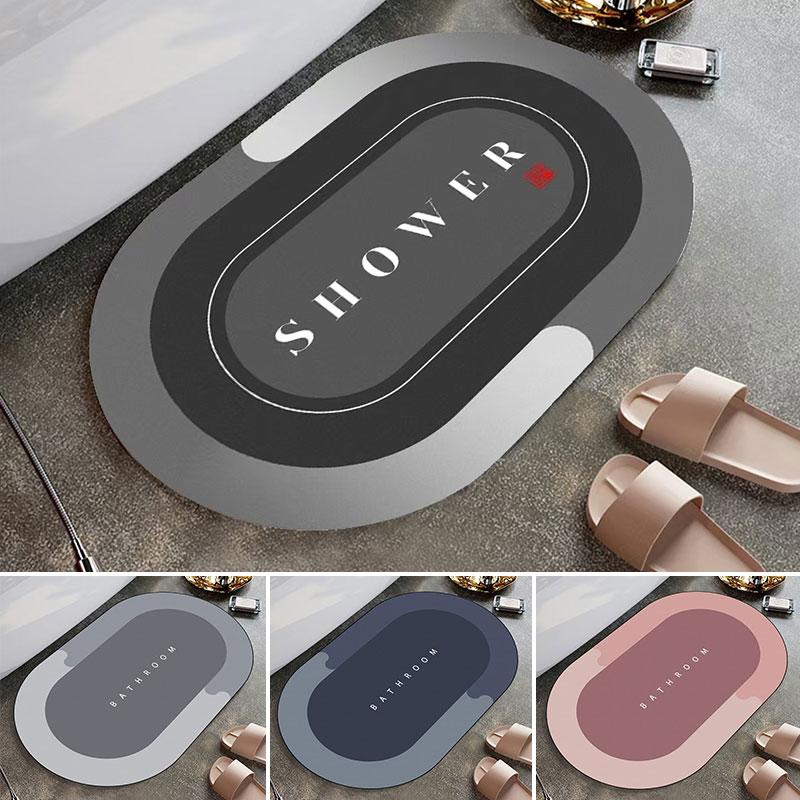 Bath Mat Bathroom Rug Napa Skin Easy To Clean Non slip Super Water