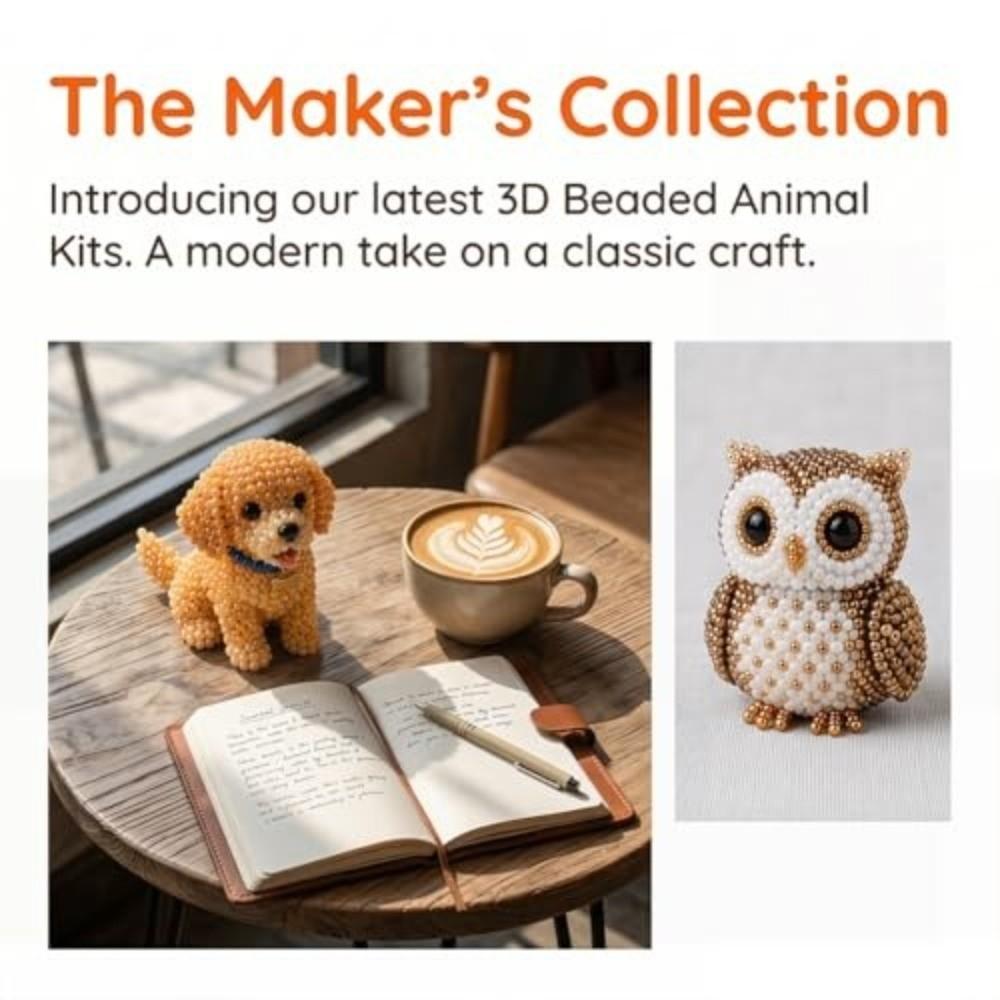 Creative Handmade Bead Art Set Mother Mary Swan Beading Set New 3D Bead Kit DIY Activity