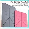 Natural Rubber Yoga Mat Professional Indoor Exercise Non Slip Yoga Mat Guide Line Position Line Fitness Supplies