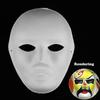 DIY Blank Paper White Masks Halloween Party Cosplay Painted Masquerade Kids Cartoon Animals Hand Paintable Mask