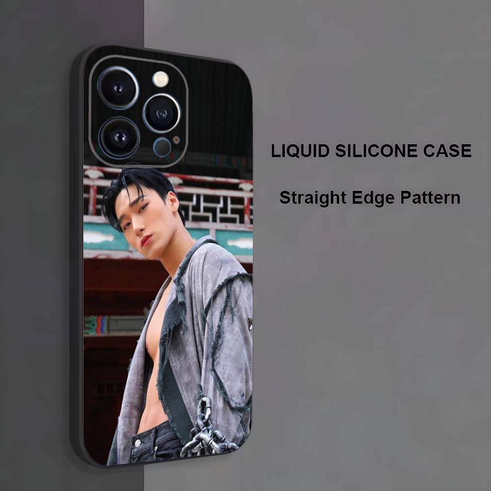Hot A-ATEEZ Kpop Phone Case For iPhone 17,16,15,14,13,12,11 ,Pro Max,XS,X,XR,SE,Mini,8,7,Soft Silicone Black Cover iPhone17Air
