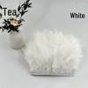 Red Lace Net Turkey Feather Strips for DIY Handmade Wedding Dance Costumes and Decorations