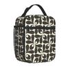 Bolsa de Almuerzo Térmica Reutilizable Impermeable Oxford Abstracta Multi Stem de Orla Kiely Bolsas Tote Bento para Mujeres Trabajo Picnic