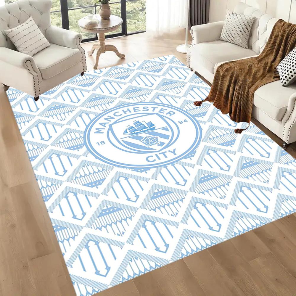 Manchester City Carpet Design For Balcony Living Rooms Outdoor Kitchen Antislip Rug Decorate Offices Spiritual Gift