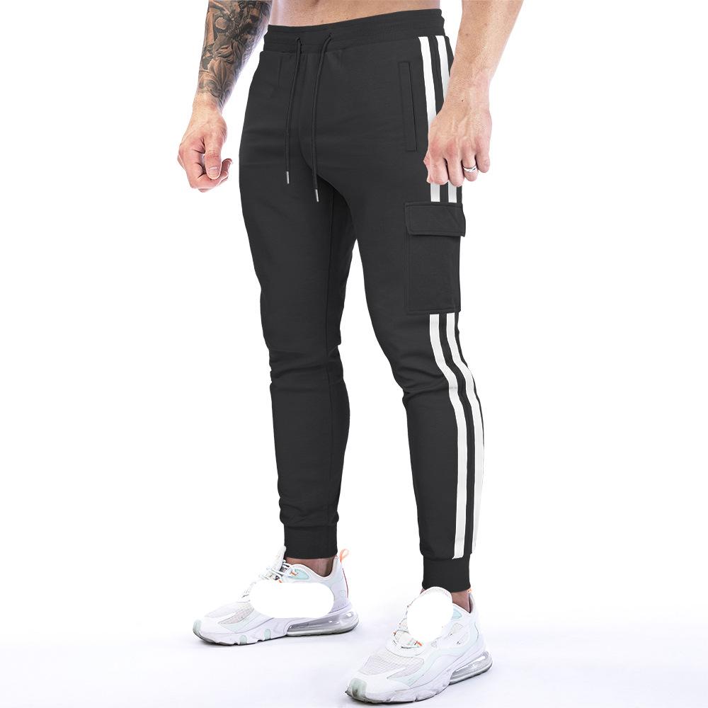 

Чоловічі спортивні штани Muscle Fitness. Повсякденні тренувальні штани для бігу XXL чорний