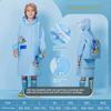 Children's Raincoat for Boys and Girls, Kindergarten and Primary School Students, Full-Body Rain Poncho with Backpack Space, Blue and Pink, Portable