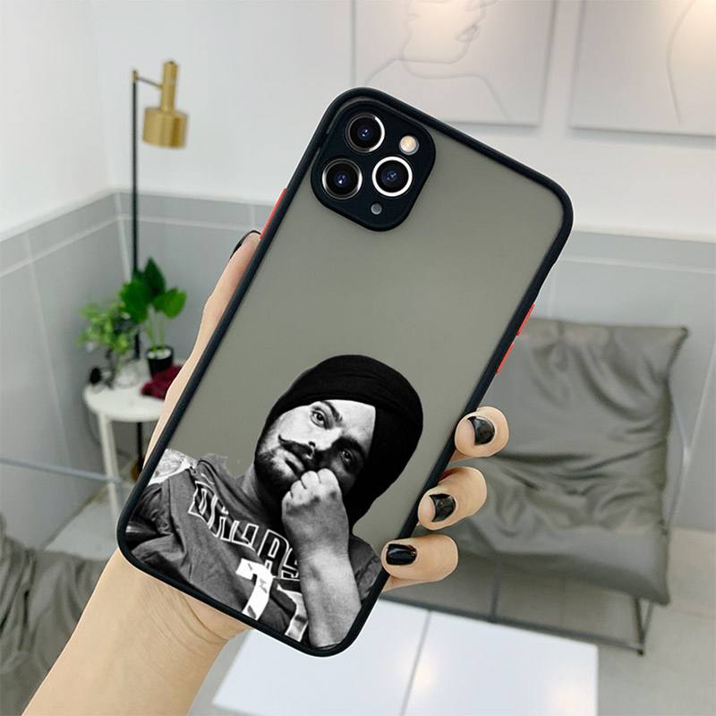 Sidhu Moose Wala Sänger Legenden sterben nie Telefon Fall matt transparent Für iPhone 11 12 13 7 8 Plus Mini X XS XR Pro Max Abdeckung