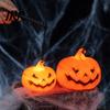 Halloween Pumpkin Lantern Lantern, Spooky Handheld Light Up Decorative Lamp for Party Favors, Outdoor Indoor Decor Reusable