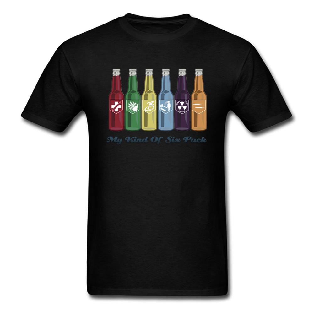 T Shirt Men Funny Clothing Street Style Tops Hip Hop Tee Summer Soft Drink T-shirt Beer Tshirt Colorful