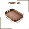 Bamboo Serving Tray Coffee Table Rectangular Housewarming Gift Food Dish Bread Board for Tea