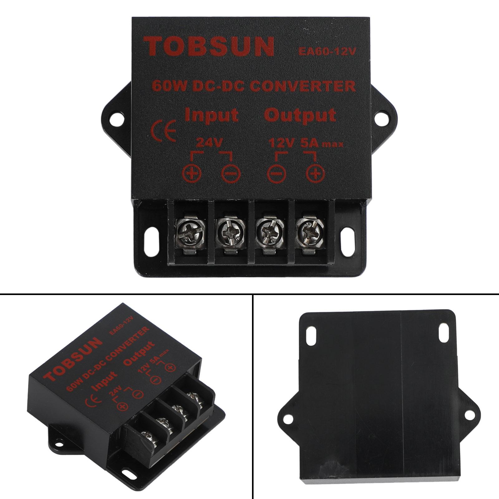 

DC 24V Step Down To DC 12V 5A 60W Voltage Regulator Reducer Power Converter