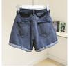2026 Summer New Women's Denim Shorts High-Waisted Slim-Fit Versatile Student Wide-Leg Pants Rolled Hem A-Line Hot Pants Ins Trend