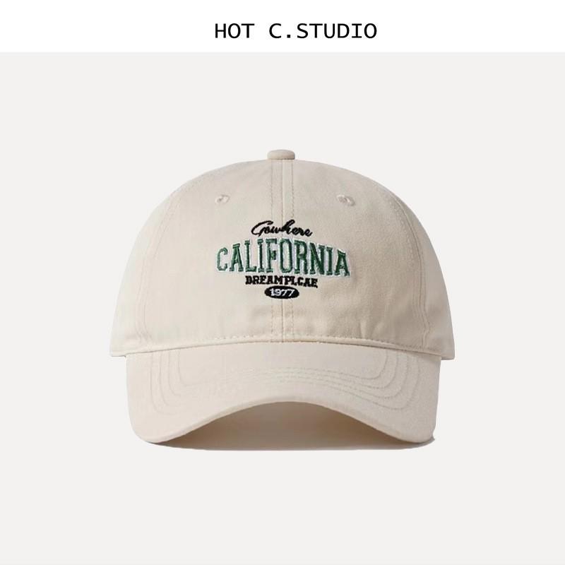 Unisex Cotton Blend Baseball Cap Soft Top Curved Brim Casual Streetwear Hat Beige чёрный