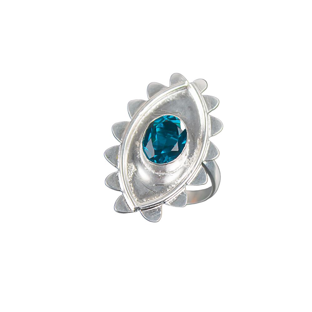 Natural Apatite Gemstone 925 Sterling Silver Jewelry Handmade Engagement Ring RR-6-11