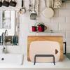 Vegetable Cutting Board Storage Rack, Cutting Board Holder, Cabinet Baking Tool Organizer, and Kitchen Accessories.
